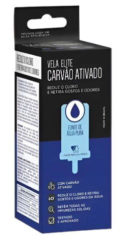 VELA FILTRO CARVAO ATIVADO ELITE